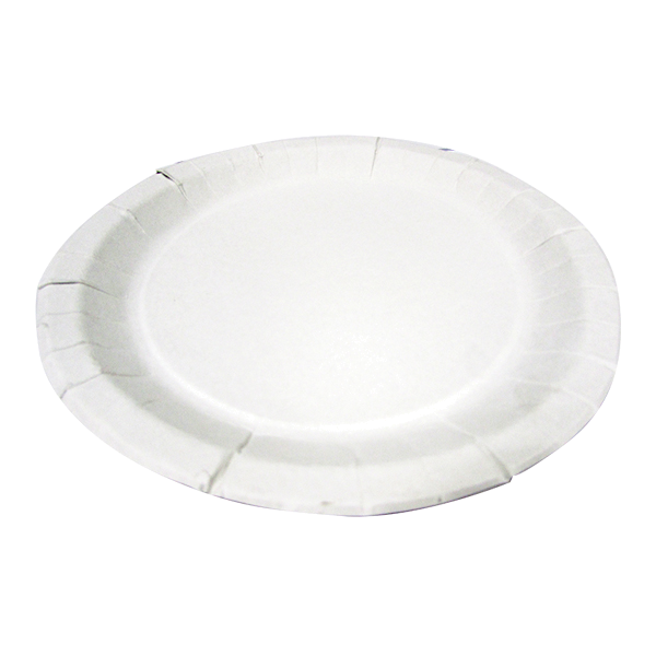 Тарелка круглая из картона 230 мм, 0,5 мм