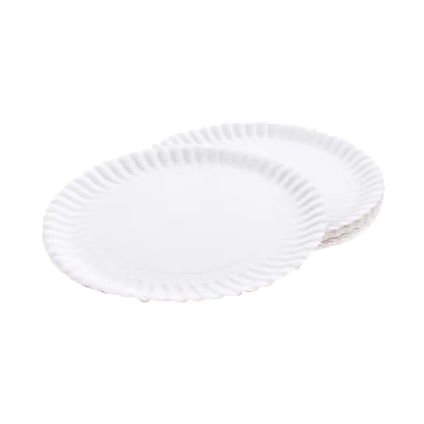 Тарелка круглая из ламинированного картона 230 мм