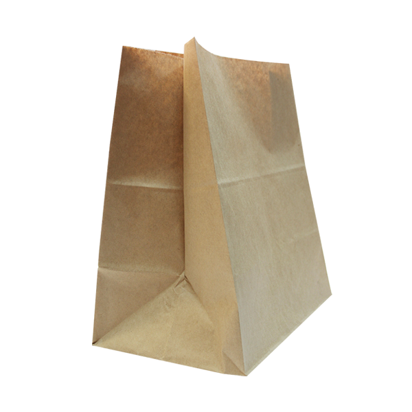 Бумажный крафт пакет коричневый (320+200)х340 мм без ручек 
