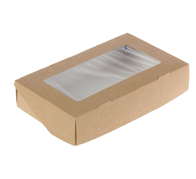 Коробка 'DoEco' ECO TABOX 2500 gl с окном 260х260х40 мм