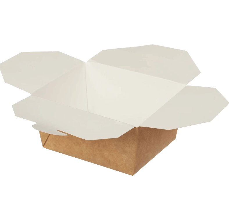Коробка универсальная 900 мл д/лапши, вторых блюд и гарниров ECO FOLD BOX 165х130х50 мм