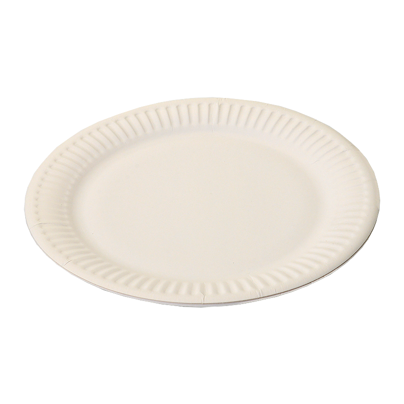 Тарелка круглая из картона 180 мм