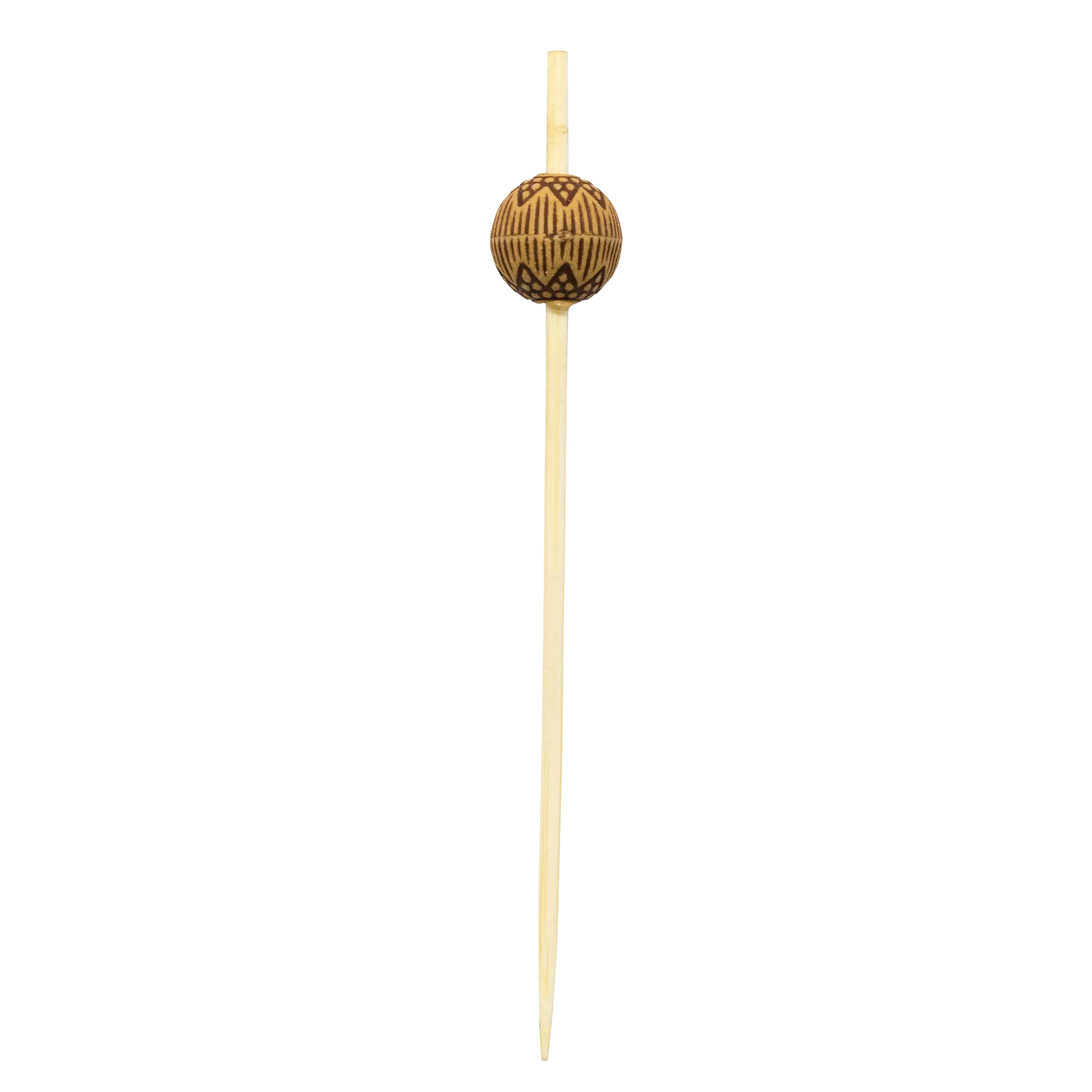 Шпажка для канапе (пика) "Шар", 120мм, бамбук