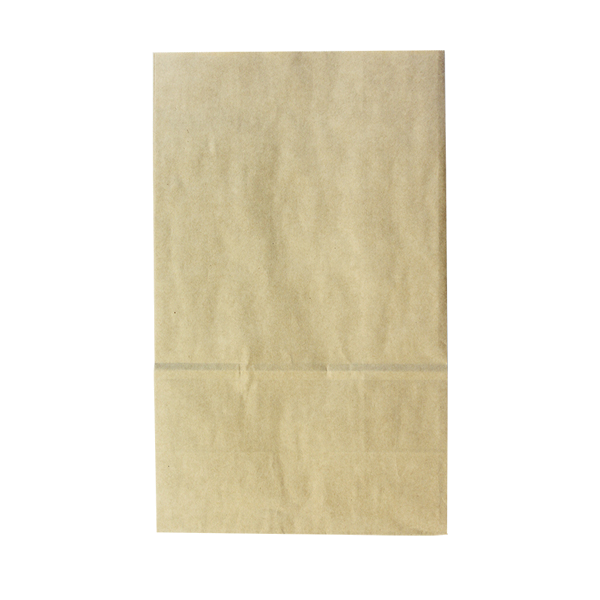 Бумажный крафт пакет коричневый (240+140)х400 мм без ручек